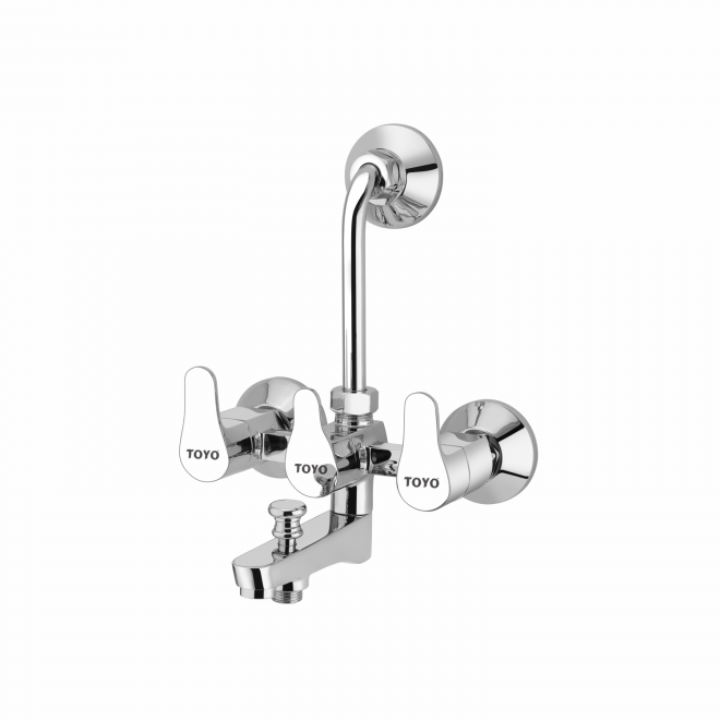 51211 3 in 1 Wall Mixer with L Bend