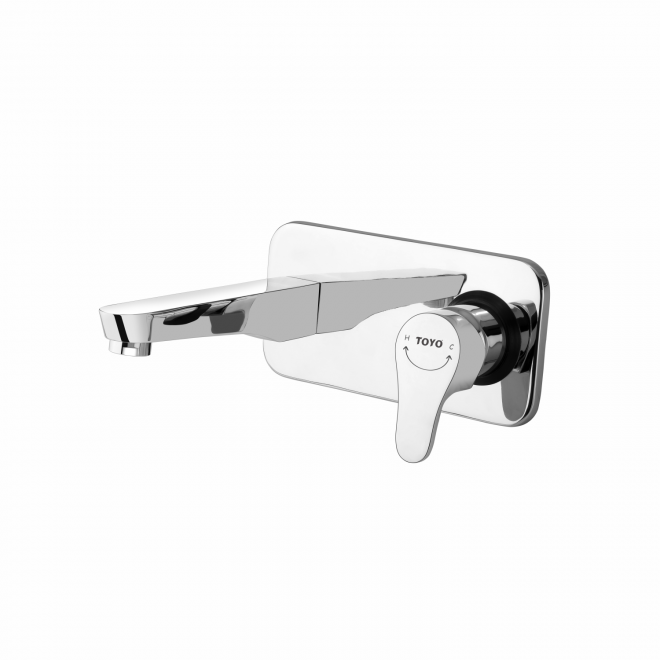 TOYO-EM-51216 Single Lever Concealed Basin Mixer Wall Mounted
