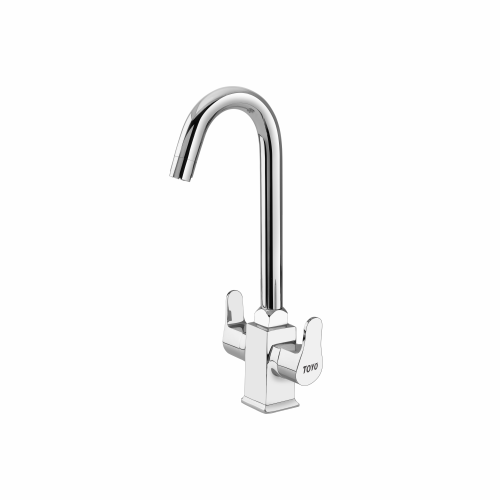 TOYO-EM-51221- Centre Hole Sink Mixer Regular Swan Neck