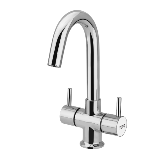 TOYO-RU-51321 Centre Hole Sink Mixer with Regular Swan Neck