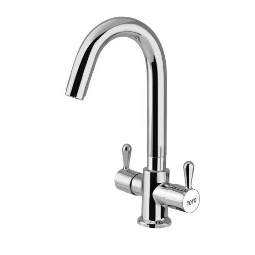 TOYO-BE-51621 Centre Hole Sink Mixer Regular Swan Neck