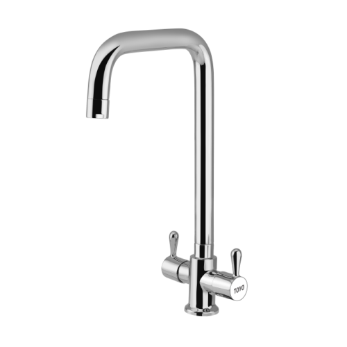 TOYO-BE-51622 Centre Hole Sink Mixer with Long Extended Swan Neck
