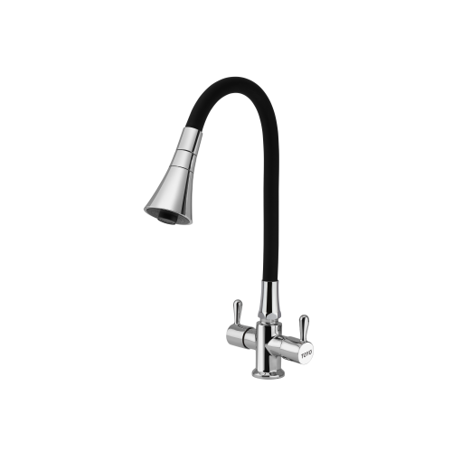 TOYO-BE-51652 Centre Hole Sink Mixer with Flexible Multi-Flow Spout