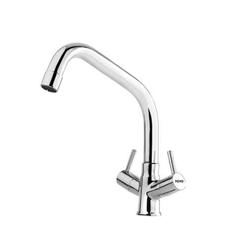 TOYO-EC-51722 Centre Hole Sink Mixer Long Extended Swan Neck