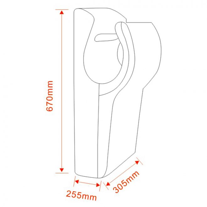 toyo 1331 double jet high speed hand dryer 3