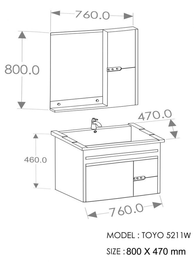 TOYO-5211 B-W (32") - Image 6