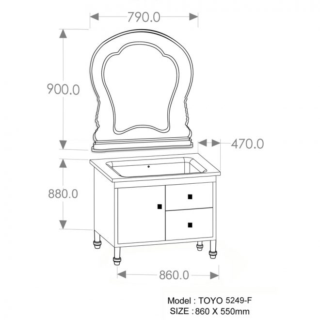 toyo 5249 f white 6