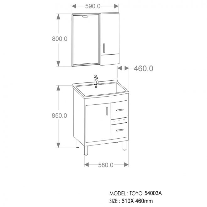 toyo 54003a f brown wooden brown 2