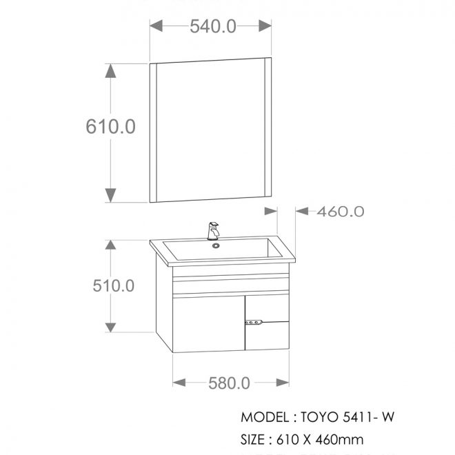 toyo 5411 w white 2